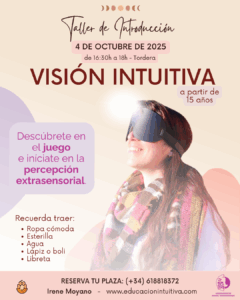 taller de vision intuitiva en tordera